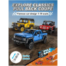 CaDA C52027W Smash Off-Roader Pull-back Off-Roader červený