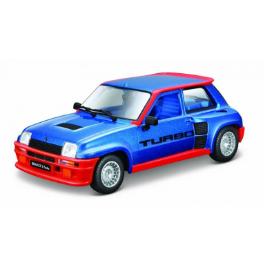 Bburago 1:24 Plus Renault 5 Turbo modré