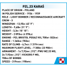COBI 5751 Poľské bombardovacie lietadlo PZL.23 Karas