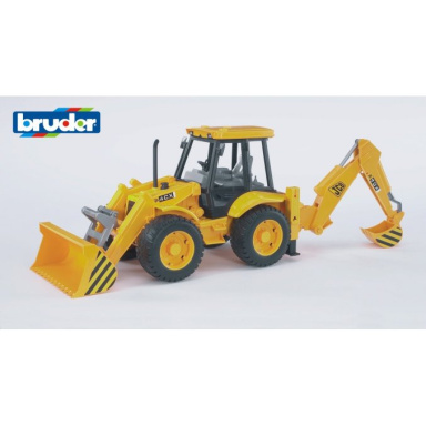 Bruder 2428 Traktor JCB s nakladačom a bagrom