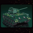 Mould King 20015 Sovietsky stredný tank T-34 R/C