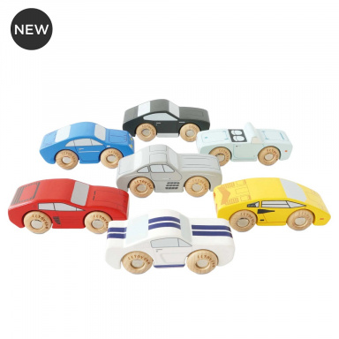Le Toy Van  Set dřevěných sportovních autíček