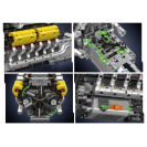 Mould King 10202 Automobilový 12-valcový motor LAMBO V12 s prevodovkou