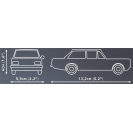 Cobi 24598 Opel Rekord C 1900 L