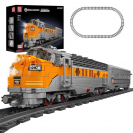 Mould King 12018 Americká dieselová lokomotíva EMD F7 s vagónom R/C