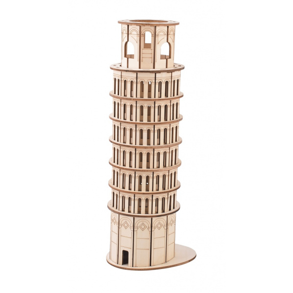 Woodcraft Dřevěné 3D puzzle Šikmá Věž V Pise
