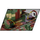 COBI 2807 Nemecký tank PzKpfw VI TIGER č. 114