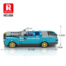 Reobrix 688 Luxusný kabriolet Boat Tail