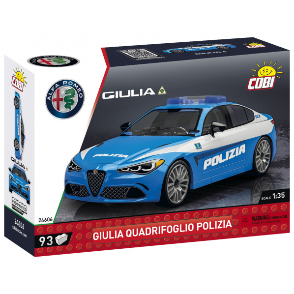 COBI 24606 Alfa Romeo Giulia Quadrifoglio Polizia COBI 24606 Alfa Romeo Giulia Quadrifoglio Polizia