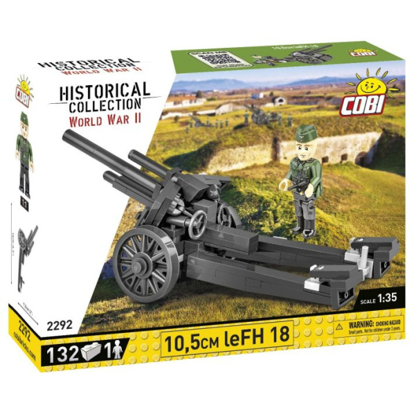 Cobi 2292 Německá polní houfnice 10,5 CM leFH 18 Cobi 2292 Německá polní houfnice 10,5 CM leFH 18