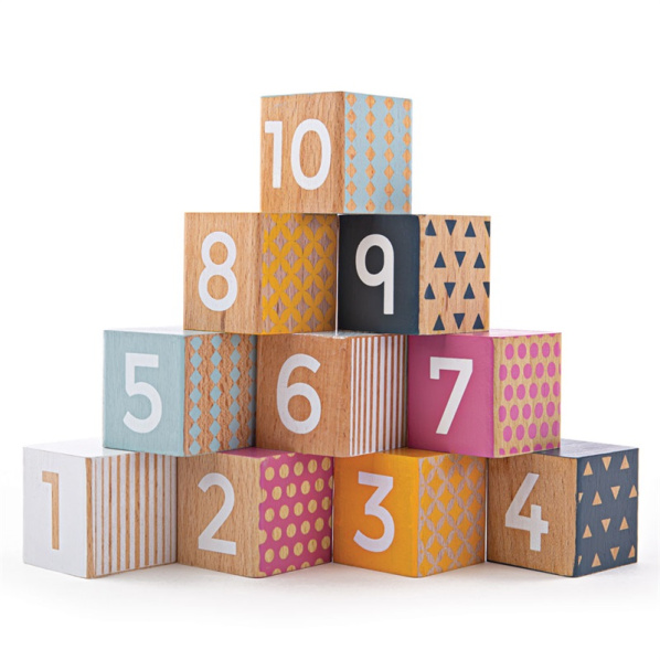 Bigjigs Toys Didaktické kostky čísla Bigjigs Toys Didaktické kostky čísla