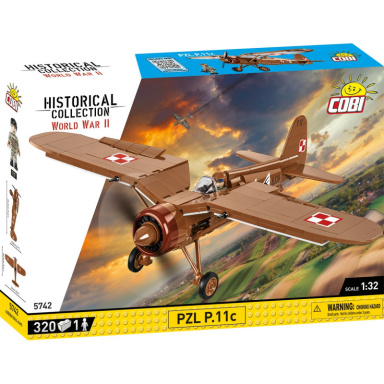 Cobi 5742 Poľské stíhacie lietadlo PZL P.11c