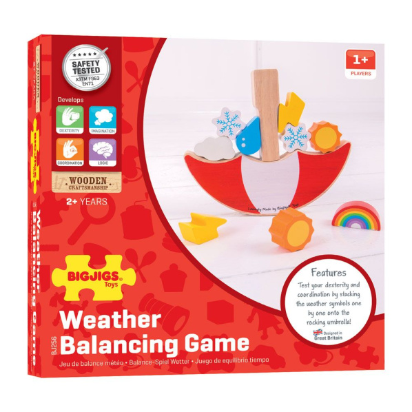 Bigjigs Toys – Balančná hra „Počasie“ Bigjigs Toys – Balančná hra „Počasie“
