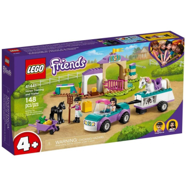 LEGO Friends 41441 Auto s prívesom a výcvik koníka