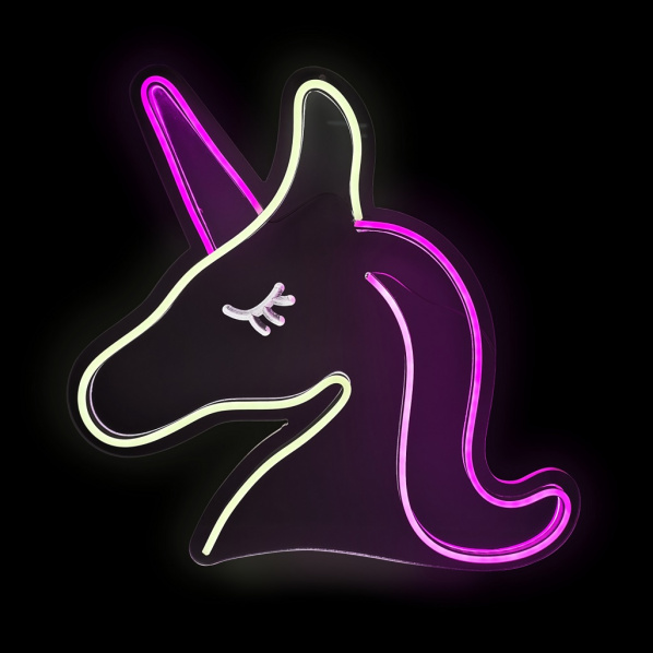 2Kids Toys LED NEON LIGHT lampička Jednorožec růžovobílý 2Kids Toys LED NEON LIGHT lampička Jednorožec růžovobílý