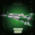 Reobrix 33044 Stíhacie lietadlo Mirage 2000 (bez licencie)