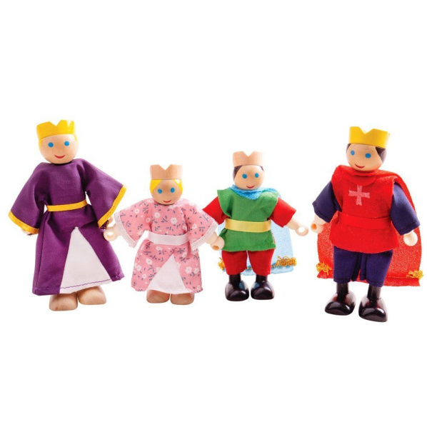 Bigjigs Toys Dřevěné postavičky královská rodina Bigjigs Toys Dřevěné postavičky královská rodina