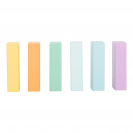 Small Foot Drevené kocky pastelové 50 ks