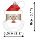 COBI 20011 Ozdoba na stromček Santa Claus