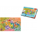 TREFL Puzzle Mapa České republiky 44 dílků