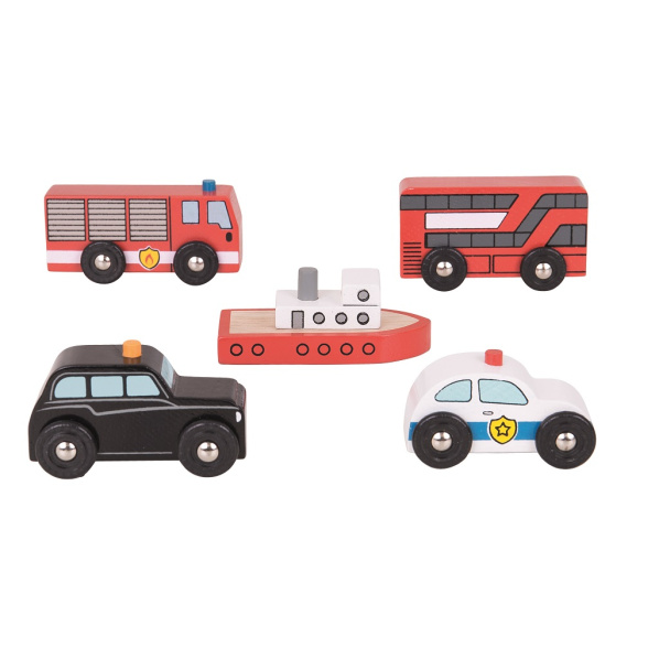 Bigjigs Rail Mestské autá Bigjigs Rail Mestské autá
