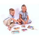 Betexa KukiKuk - Vééliké puzzle Stavebné stroje