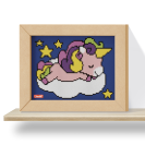 Quercetti 00795 Pixel Art 4 Kawaii Unicorn – mozaika z kolíčkov