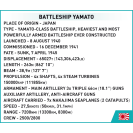 COBI 4833 Bojová loď YAMATO