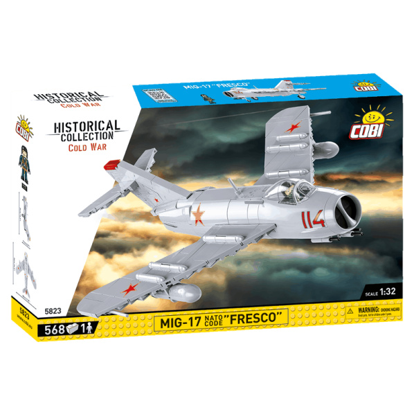 COBI 5823 Letadlo MiG-17 FRESCO COBI 5823 Letadlo MiG-17 FRESCO