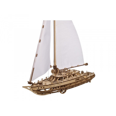Ugears 3D Dřevěné mechanické puzzle Jachta The Ocean Beauty