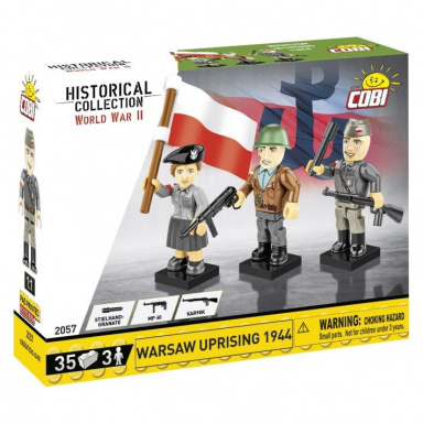 Cobi 2057 3 figúrky s doplnkami Varšavské povstanie 1944