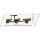 COBI 3132 Willys MB s prívesom, 1:35, 200 k, 2 f
