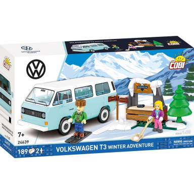 COBI 24639 Volkswagen T3 zimné dobrodružstvo