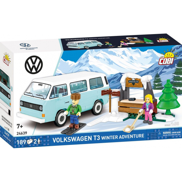 COBI 24639 Volkswagen T3 zimné dobrodružstvo