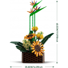 Mould King 10024S Kvety v kvetináči, Strelicie