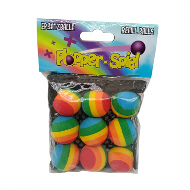 Sada 9 Plopper loptičiek – dúhové
