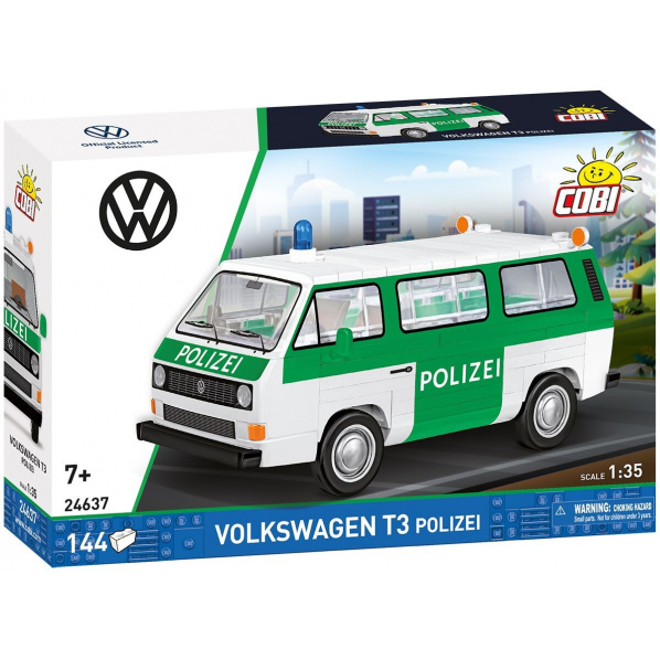 COBI 24637 Volkswagen T3 Polícia
