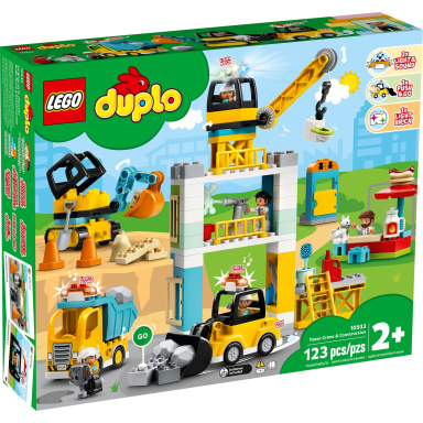 LEGO DUPLO Town 10933 Stavba s vežovým žeriavom