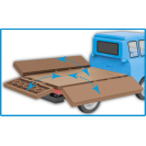 Cobi 24593 Youngtimer Barkas B1000 nákladné vozidlo, 1:35, 156 k