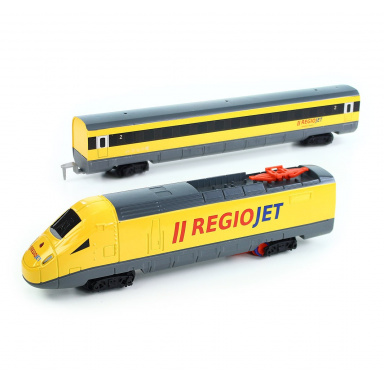 RAPPA Vlak žltý RegioJet so zvukom a svetlom