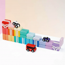 Qbi 129 Creator Infinite STEM Track – kreatívna magnetická stavebnica s autíčkami