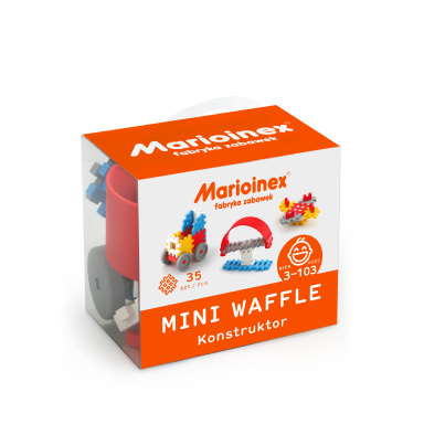 Marioinex MINI WAFLE – 35 ks Konštruktér (chlapci)