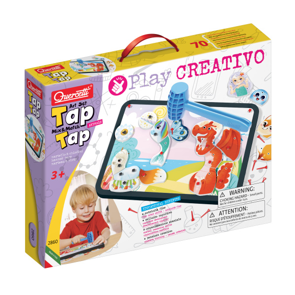 Quercetti 02860 Play Creativo Tap Tap - Animals Quercetti 02860 Play Creativo Tap Tap - Animals