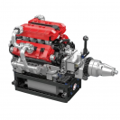 Mould King 10204 Automobilový 8-valcový motor FE V12