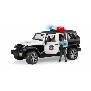 Bruder 2526 JEEP WRANGLER Polícia s figúrkou policajta