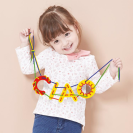 Quercetti 02808 Lacing  ABC + 123 alphabets and numbers