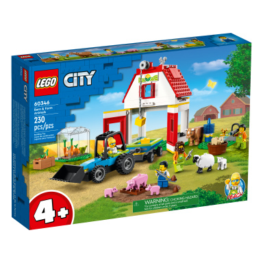 LEGO® CITY 60346 Stodola a zvieratká z farmy