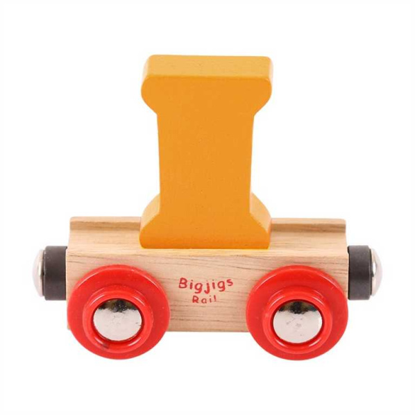 Bigjigs Rail Vagónik drevené vláčikodráhy - Písmeno I Bigjigs Rail Vagónik drevené vláčikodráhy - Písmeno I
