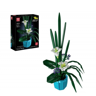 Mould King 10023 Kvety v kvetináči, Ľalia