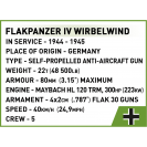 COBI 2593 Nemecký protilietadlový kanón Flakpanzer IV Wirbelwind - Executive Edition